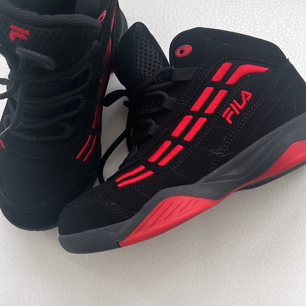Fila Black and Gray Athletic Shoes
